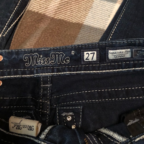 NWOT $220- Miss Me Signature Skinny jeans size 27 - Picture 3 of 6
